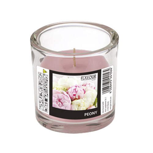 GALA CANDLE ELEGANT GLASS PEONY