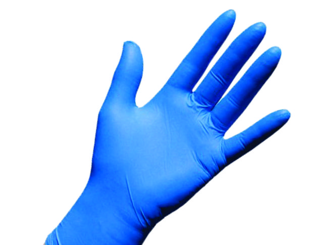 UNIC NITRILE BLUE GLOVES 100PCS SMALL