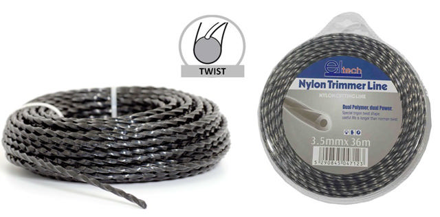 ELTECH TRIMMER LINE TWIST 3.5MM X 36M