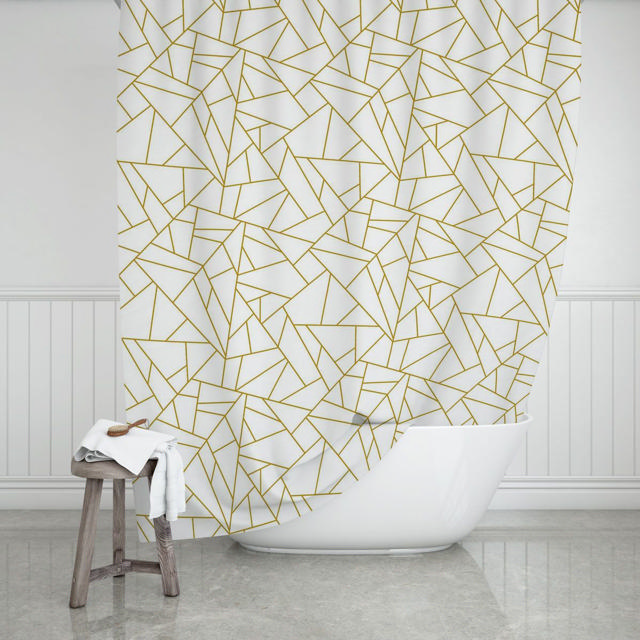 SHOWER CURTAIN180X200CM ABSTACT