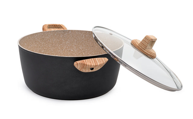 ESTIA EARTH CASSEROLE WITH LID 28CM 6.9L