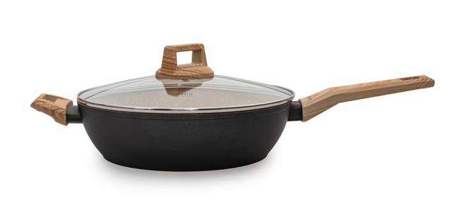 ESTIA EARTH LOW CASSEROLE WITH LID 28CM 4L