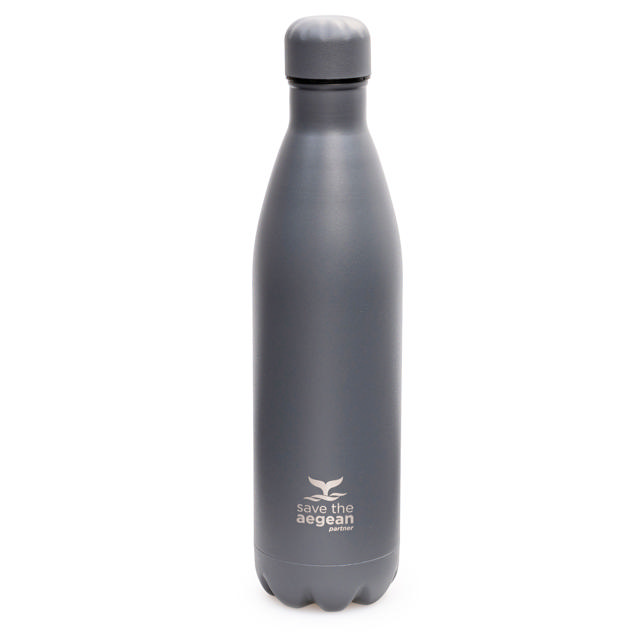 ESTIA 01-9823 ΘΕΡΜΟΣ TRAVEL FLASK SAVE THE AEGEAN 750ML FJORD GREY