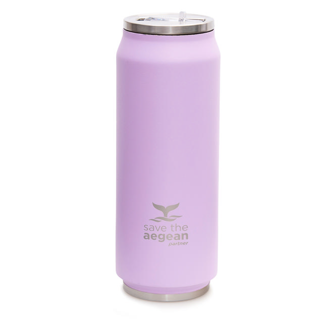 ESTIA 01-8581 TRAVEL MUG SAVE THE AEGEAN 500ML PURPLE MAT