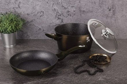 BERLINGER HAUS BH-6615 COOKWARE SET 13PCS SHINY BLACK