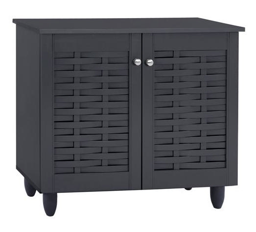 SHOE CABINET 76X33.5X67CM GREY