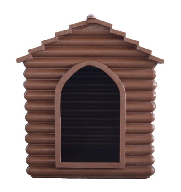 DOG HOUSE MEDIUM H78CM BROWN