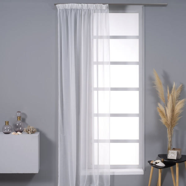 EASYHOME CURTAIN BIANCA ΕΚΡΟΥ 140X270CM