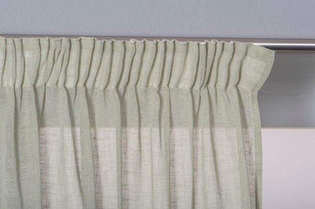 EASYHOME CURTAIN ERELA OIL GREEN 140Χ270CM