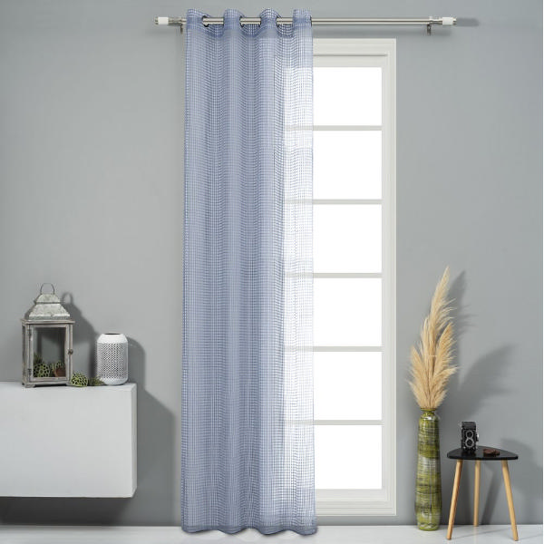 EASYHOME CURTAIN LEDA BLUE 140Χ260CM