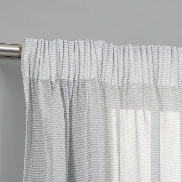 EASYHOME CURTAIN NORMA GREY 140Χ270CM