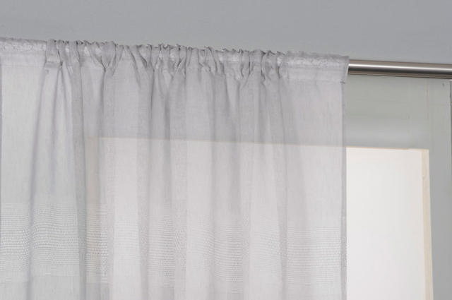 EASYHOME CURTAIN AURORA GREY 140Χ270CM