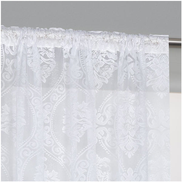 EASYHOME CURTAIN LYRA WHITE 140Χ270CM