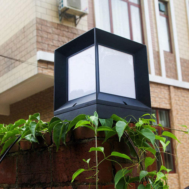 SOLAR GARDEN LIGHT LED 3W 2CCT E27 IP54 ALUMINIUM BLACK