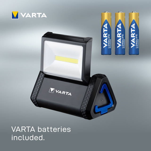 VARTA WORK FLEX AREA LIGHT FLASHLIGHT INCL. 3X LONGLIFE POWER AA