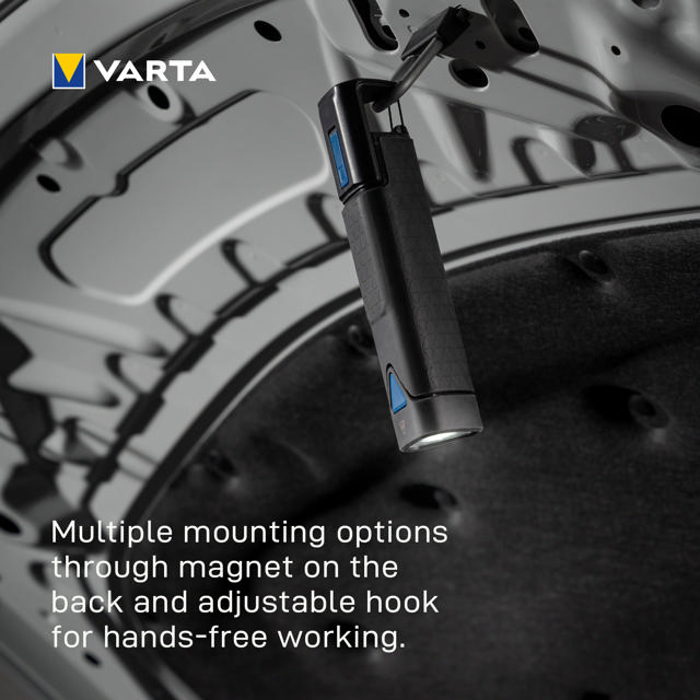 VARTA WORK FLEX TELESCOPE LIGHT FLASHLIGHT INCL. 4X LONGLIFE POWER AA