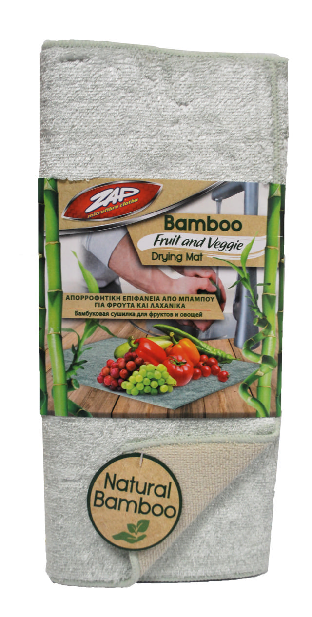 ZAP MICROFIBER DRYING MAT BAMBOO