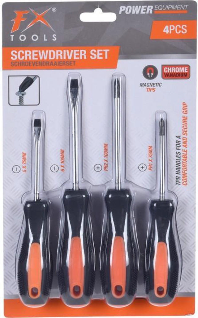 FX TOOLS SCREWDRIVER SET 4PCS