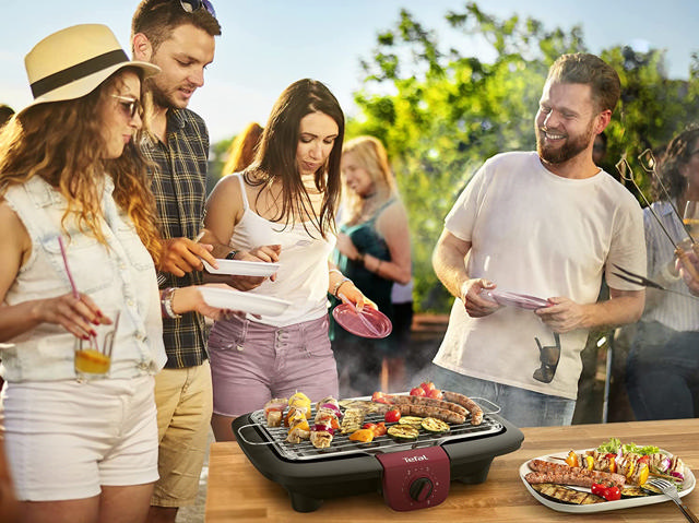 TEFAL BG90E5 BBQ EASYGRILL BLACK/RED 2300W