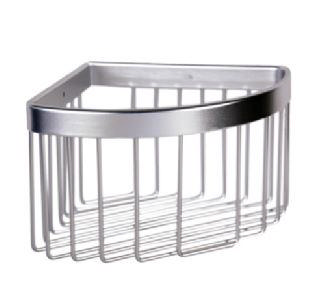 MIRTAK ALUMINIUM CORNER BASKET 22X20X14CM