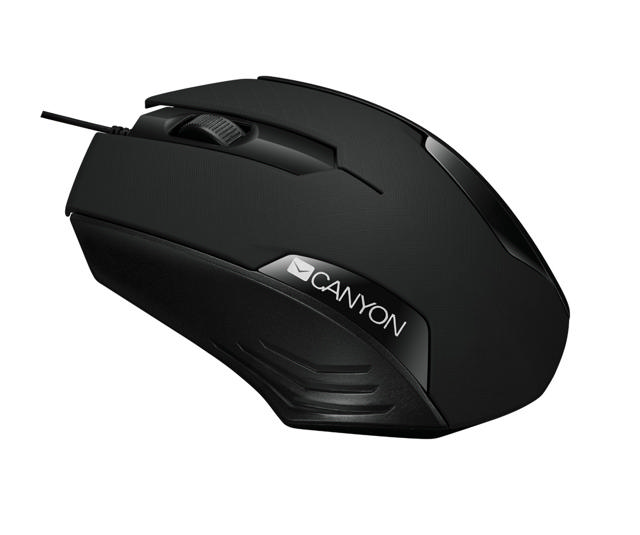 CANYON WIRED OPTICAL MOUSE BLACK