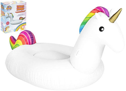 INFLATABLE UNICORN LOUNGER 160X160X85CM