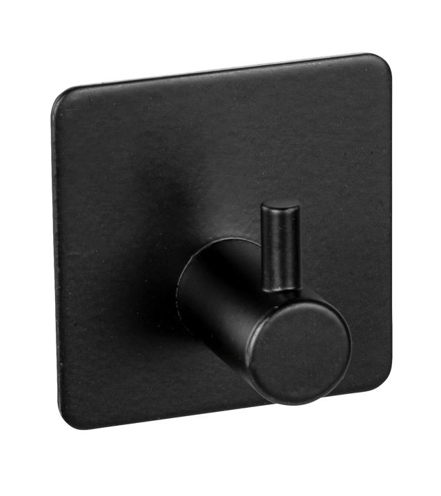 WENKO BBQ WALL HOOK STAINLESS STEEL BLACK 2PCS