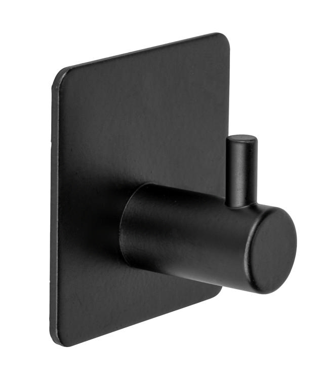 WENKO BBQ WALL HOOK STAINLESS STEEL BLACK 2PCS