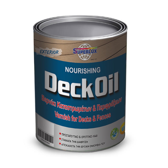 SUPERLUX DECKING OIL CLEAR SB 750ML