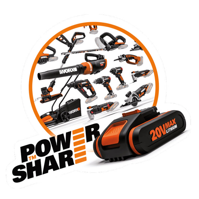 WORX WA3553 BATTERY 20V 4AH