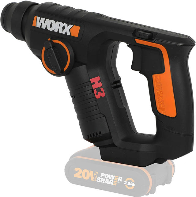 WORX WX394.91 CORDLESS ROTARY HAMMER DRILL SOLO 20V