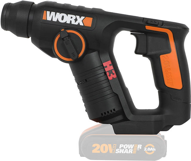 WORX WX394.91 CORDLESS ROTARY HAMMER DRILL SOLO 20V