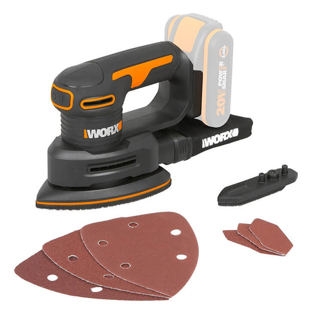 WORX WX822.9 CORDLESS SANDER SOLO 20V