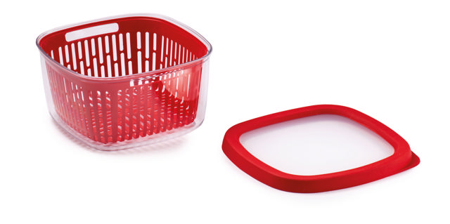 SNIPS AROMA PLASTIC FOOD CONTAINER 1.5L RED