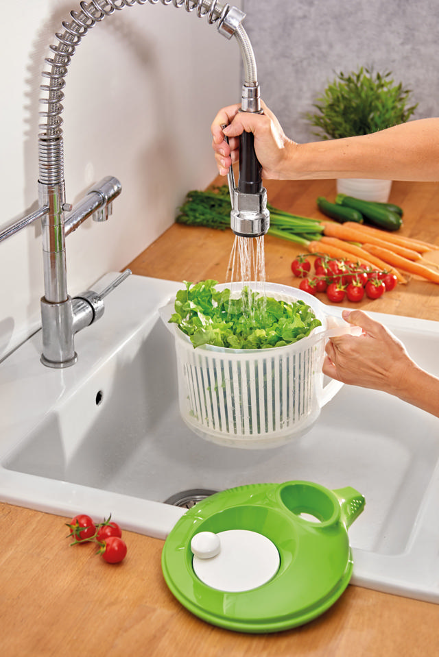 WASH & DRY SALAD 3L WHITE /GREEN