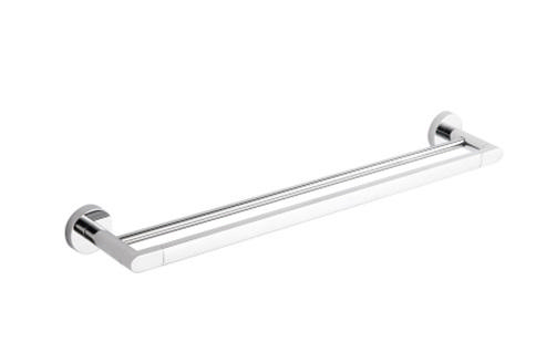 HOFER KIRU DOUBLE TOWEL BAR CHROME