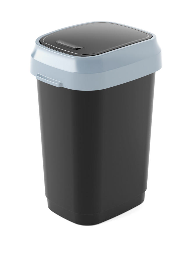 KIS DUAL SWING BIN S 10L BLACK