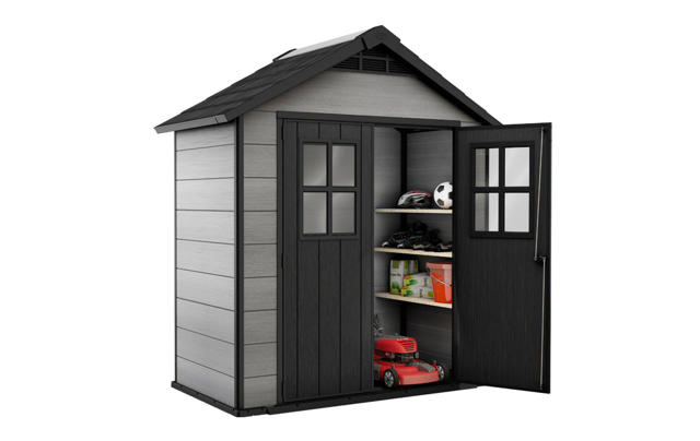 KETER OAKLAND SHED 754 WOODLOOK 7.5X4FT