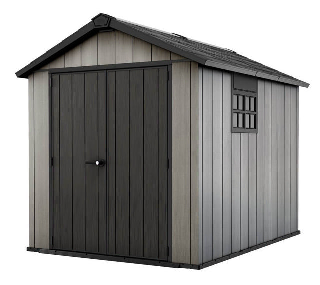 KETER PLASTIC SHED OAKLAND 759 WOODLOOK 7X9FT