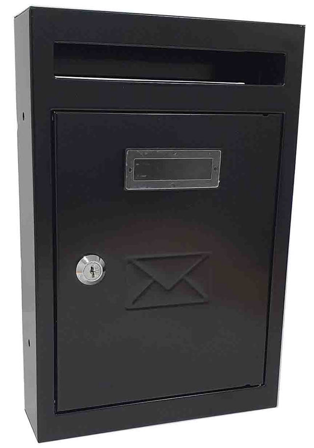 VULCANIA MAIL BOX BLACK 30X20X3CM