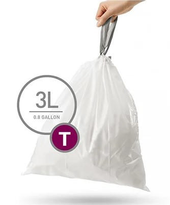 SIMPLEHUMAN BIN BAG LINER T (3L) 40PCS