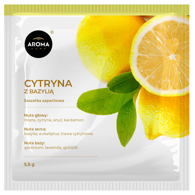 AROMA LEMON WITH BASIL SACHET