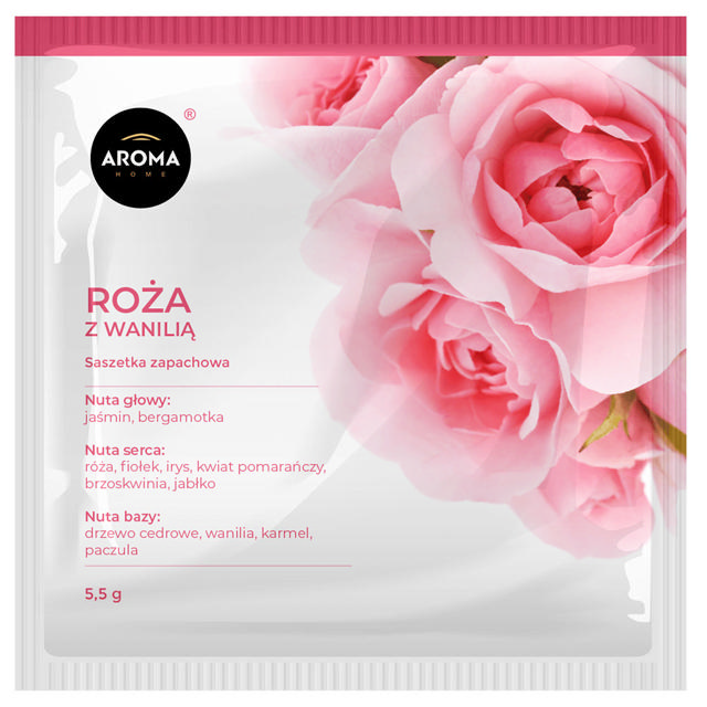 AROMA ROSE WITH VANILLA SACHET