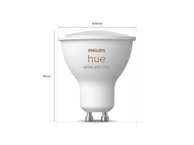 PHILIPS HUE 1 PACK AMBIANCE 4.3W GU10 ΣΠΟΤ