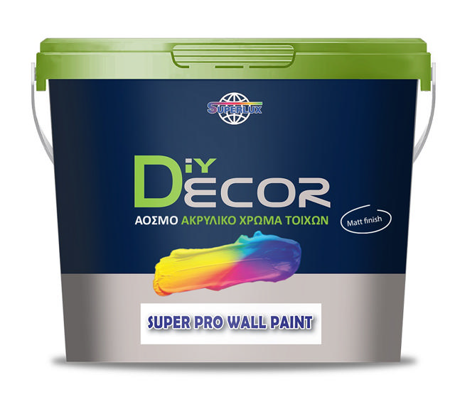 SUPERLUX SUPER PRO PAINT ΧΡΩΜΑ ΛΕΥΚΟ 9L