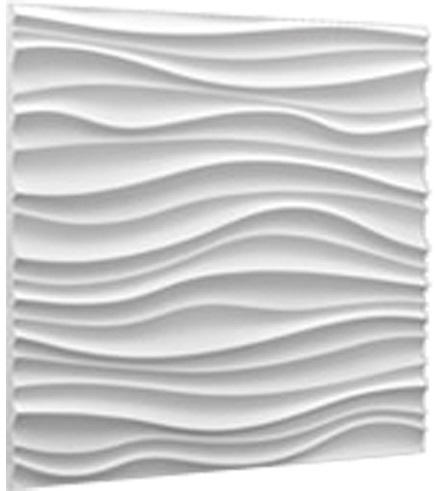 BEAUTYWALL ΓΥΨΙΝΑ 3D ΠΑΝΕΛ ΤΟΙΧΟΥ BREEZE 60X60CM 4PCS