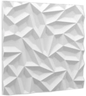 BEAUTYWALL WALL 3D PLASTER PANEL ICE 60X60CM 4PCS