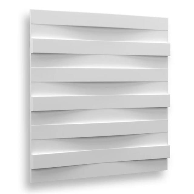 BEAUTYWALL WALL 3D PLASTER PANEL STRIPES 60X60CM 4PCS