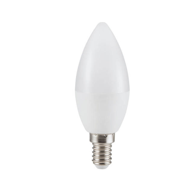 ECOLITE LED 4.5W ΛΑΜΠΤΗΡΑΣ ΚΕΡΙΟΥ E14 C37 470LM 6500K FROSTED