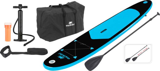 XQMAX WAIKIKI SURF SUP ΦΟΥΣΚΩΤΗ ΣΑΝΙΔΑ 285CM - ΜΑΥΡΟ/ ΜΠΛΕ